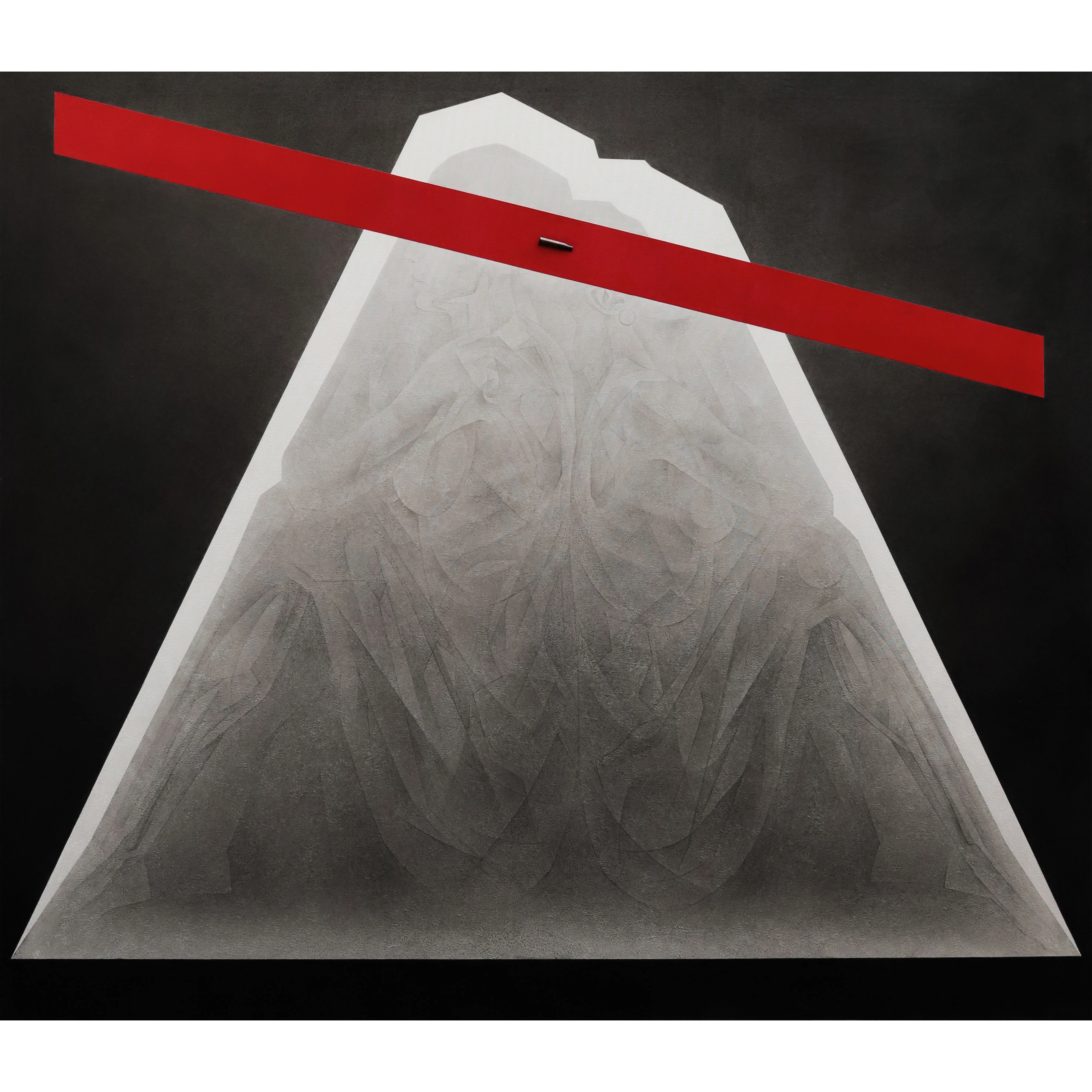 Зображення "РОЗСТРІЛ" від ДЕНИС ТИМЧИШИН, розмір: 145х150 см, матеріали: полотно, акрил, медіум: КАРТИНИ, місто: Львів, серія: ОСТАННІЙ СНІГ, ціна: $3500