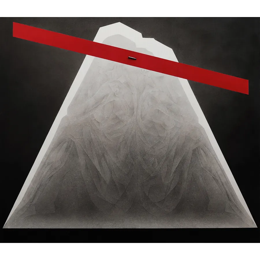 Зображення "РОЗСТРІЛ" від ДЕНИС ТИМЧИШИН, розмір: 145х150 см, матеріали: полотно, акрил, медіум: КАРТИНИ, місто: Львів, серія: ОСТАННІЙ СНІГ, ціна: $3500