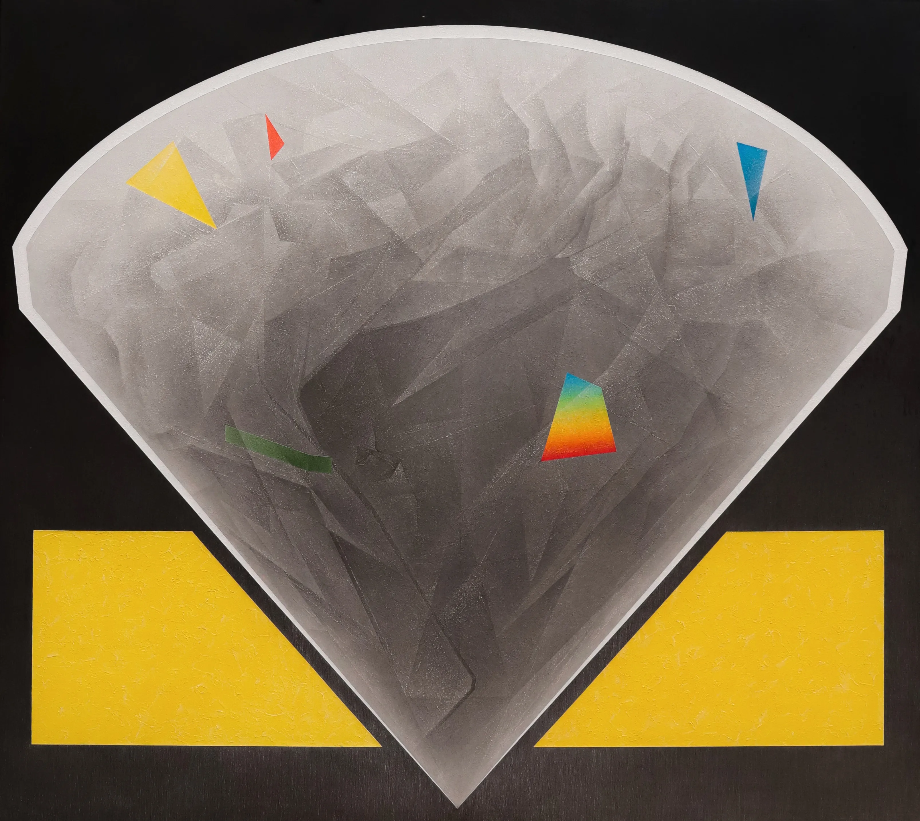 Зображення "ЦІННІСТЬ ЖИТТЯ" від ДЕНИС ТИМЧИШИН, розмір: 215х190 см, матеріали: полотно, акрил, медіум: РОБОТИ, місто: Львів, серія: ОСТАННІЙ СНІГ, ціна: $3800