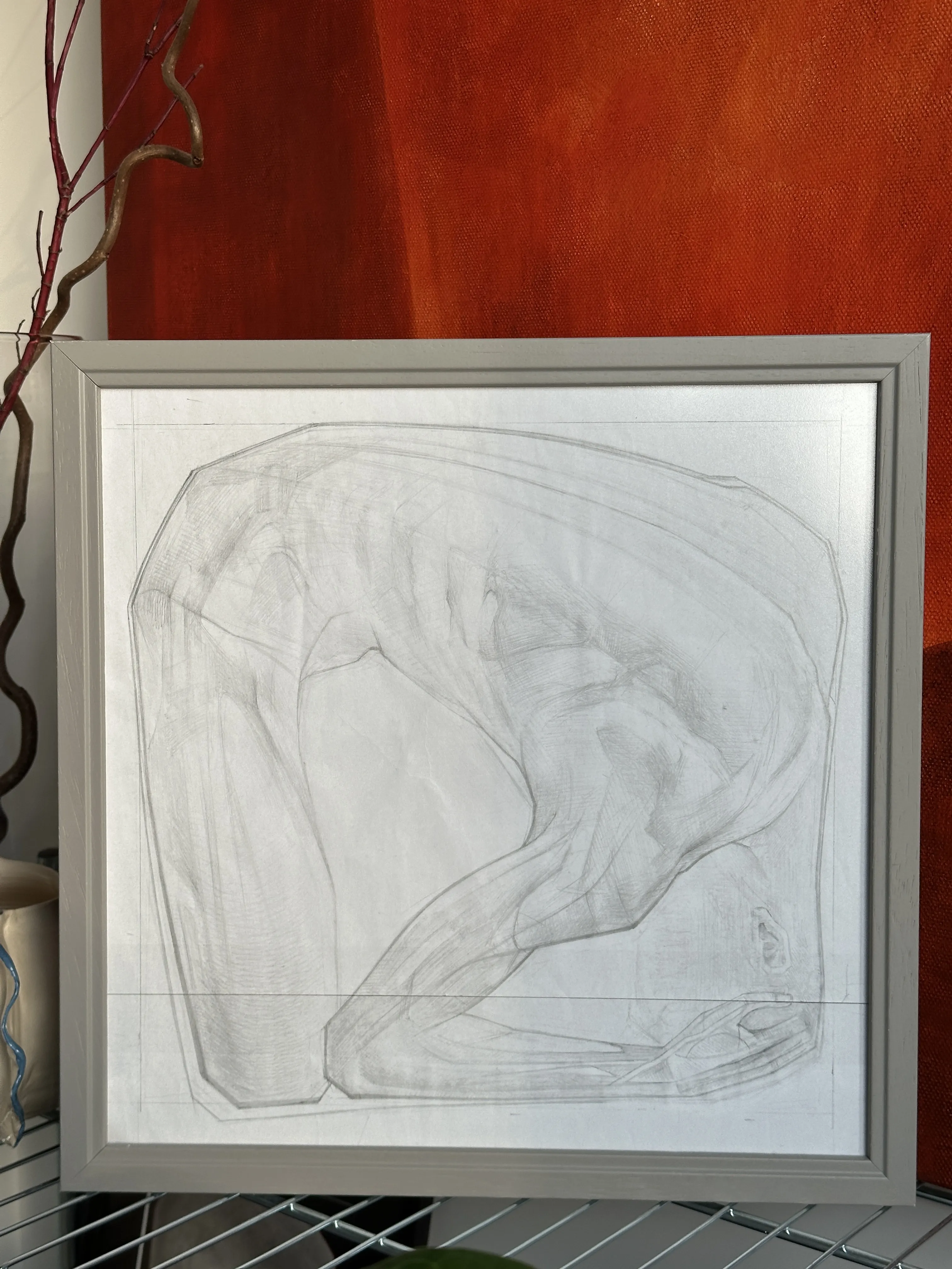 Зображення "ПОЛОН" від ДЕНИС ТИМЧИШИН, розмір: 37х37 см, матеріали: папір, олівець, медіум: КОЛЕКЦІЯ МАЛИХ РОБІТ, місто: Львів Фото 2 з 2.