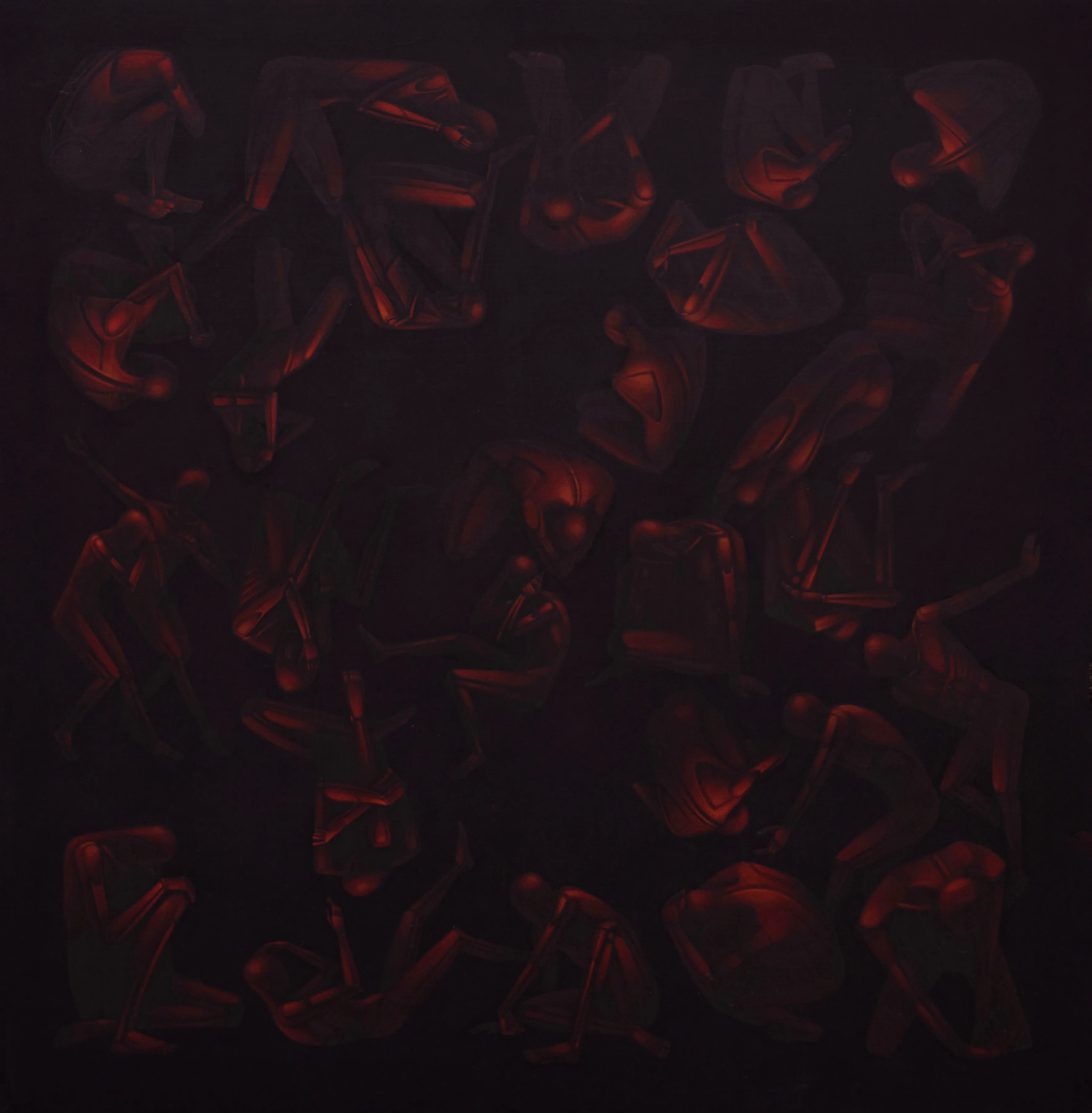 Зображення "Втрачені душі" від ДЕНИС ТИМЧИШИН, розмір: 75х75 см, матеріали: липова дошка, левкас, акрил, медіум: ІКОНОПИС, місто: Львів, ціна: $1500