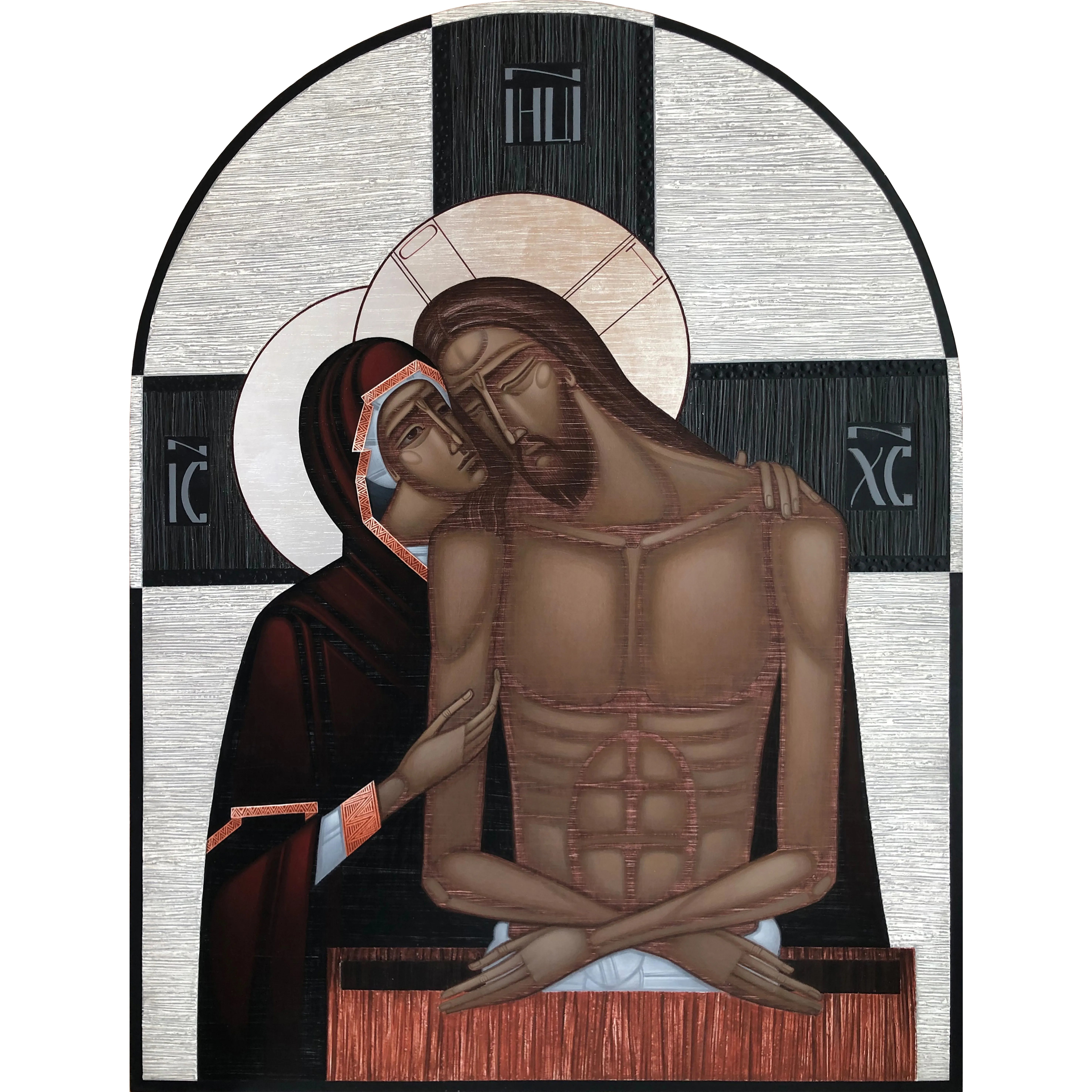 Зображення "Замилування" від ДЕНИС ТИМЧИШИН, розмір: 55х45 см, матеріали: липова дошка, левкас, акрил, золото, медіум: ІКОНОПИС, місто: Львів, ціна: $1500