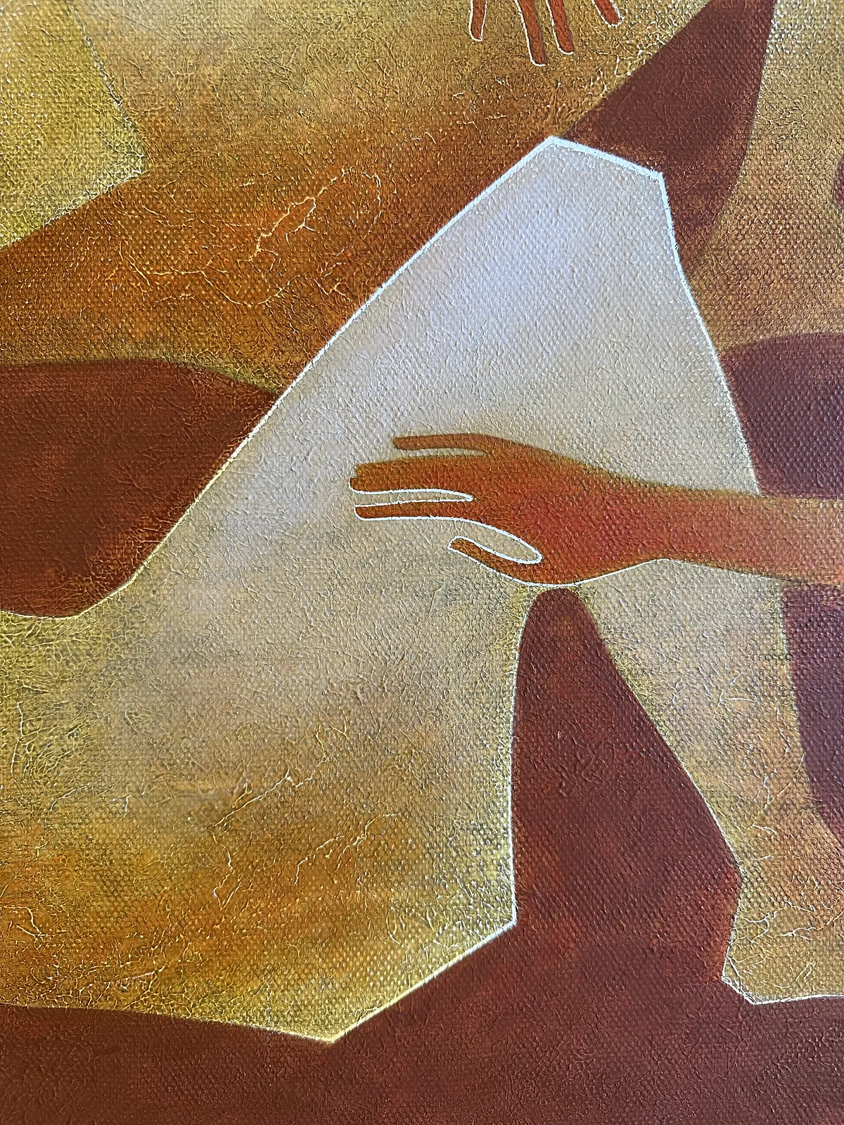 Зображення "Світ Двох" від ДЕНИС ТИМЧИШИН, розмір: 60x60 cm, матеріали: полотно, акрил, медіум: КАРТИНИ, місто: Львів Фото 2 з 4.