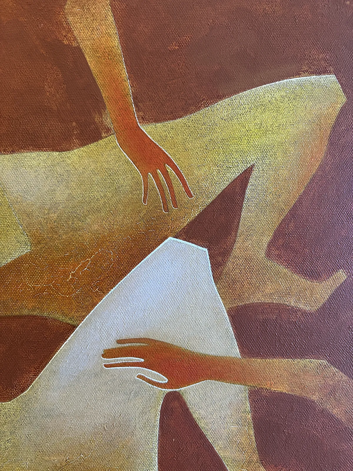 Зображення "Світ Двох" від ДЕНИС ТИМЧИШИН, розмір: 60x60 cm, матеріали: полотно, акрил, медіум: КАРТИНИ, місто: Львів Фото 3 з 4.